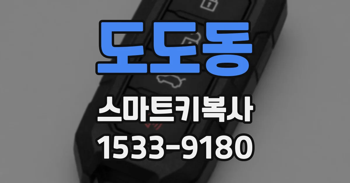 도도동 스마트키복사