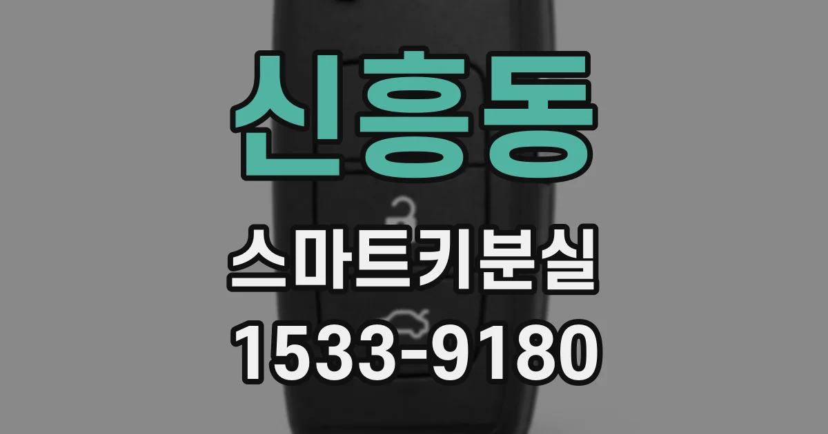 신흥동 스마트키분실