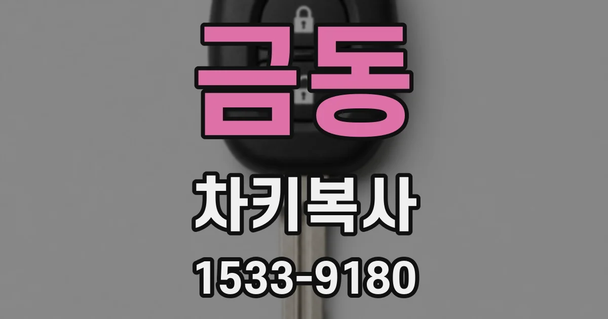 금동 차키복사