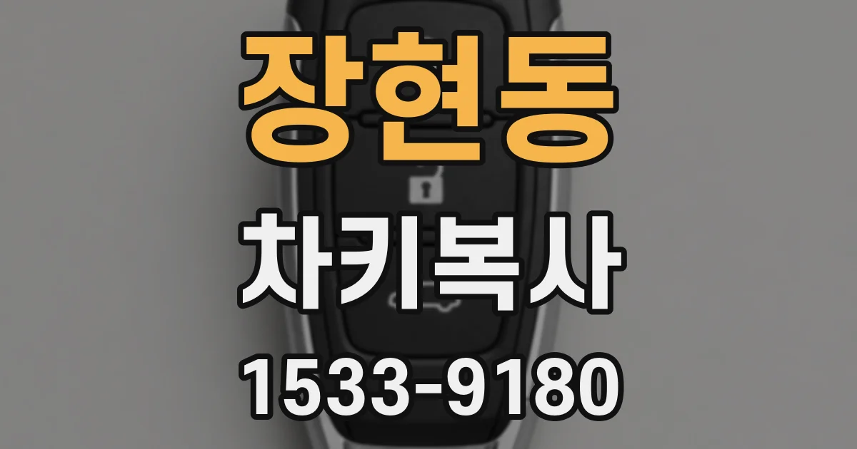 장현동 차키복사