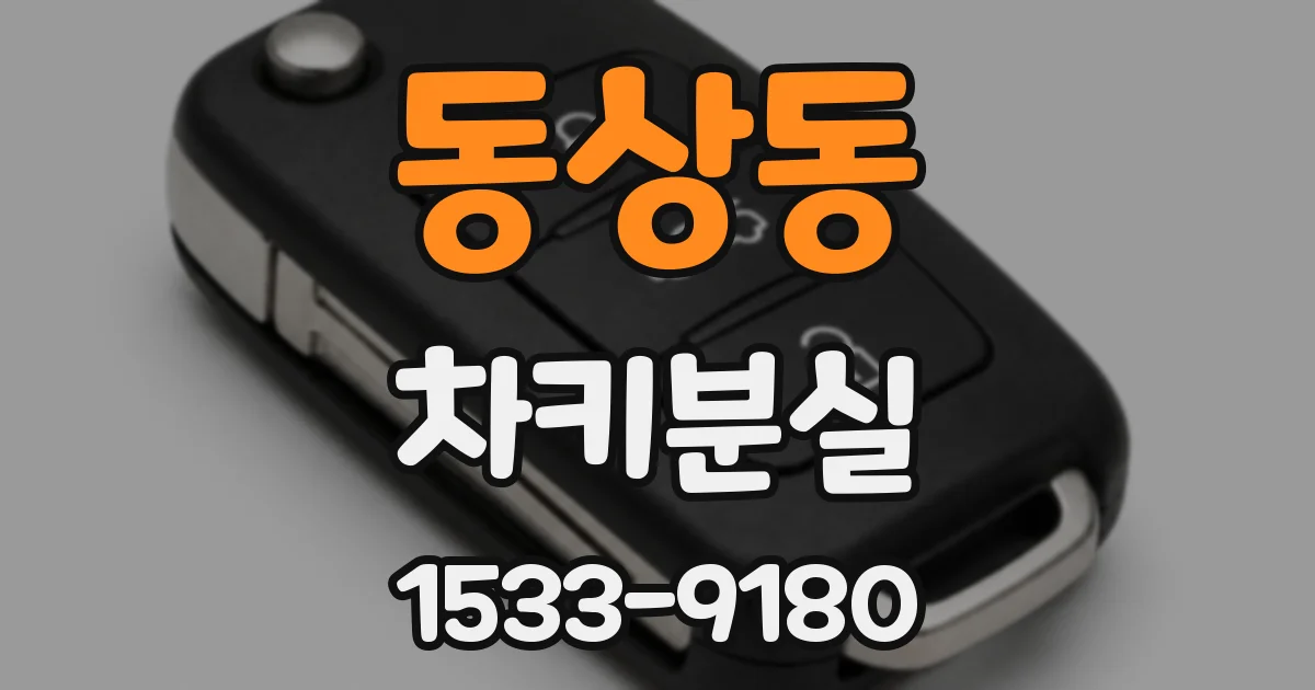 동상동 차키분실