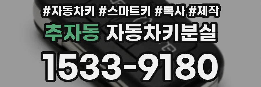추자동 자동차키분실