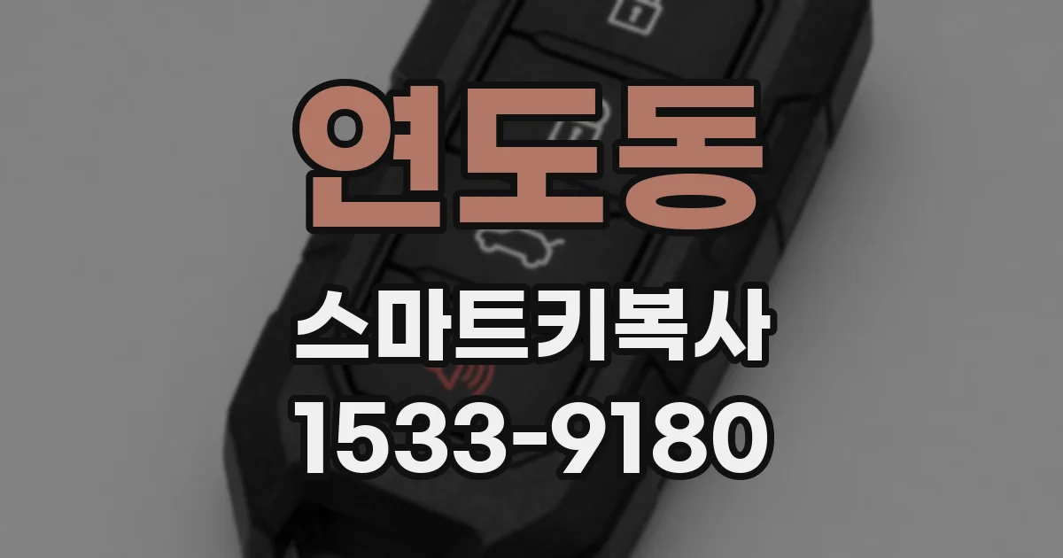 연도동 스마트키복사