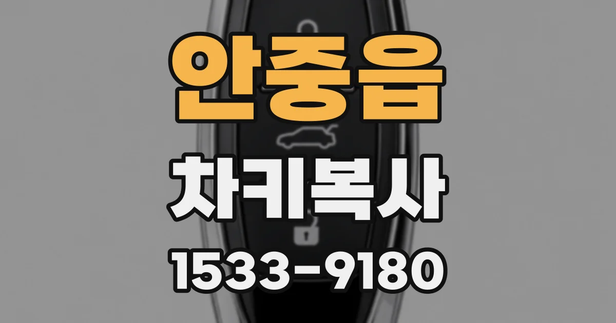 안중읍 차키복사
