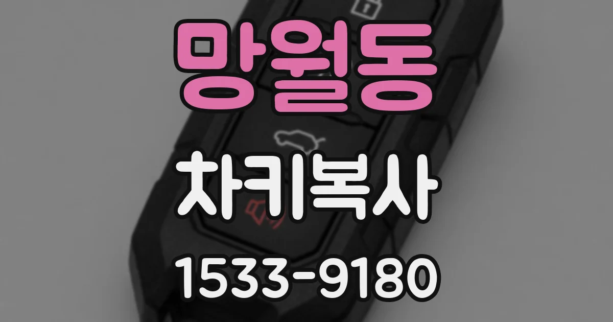 망월동 차키복사