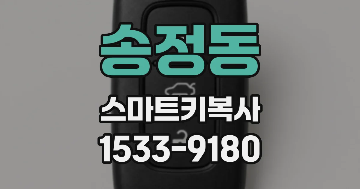 송정동 스마트키복사