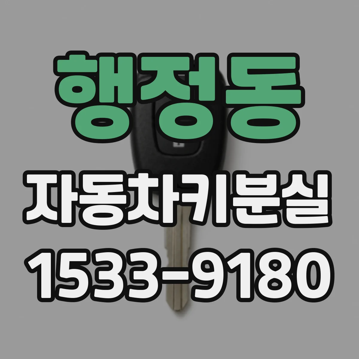 행정동 자동차키분실