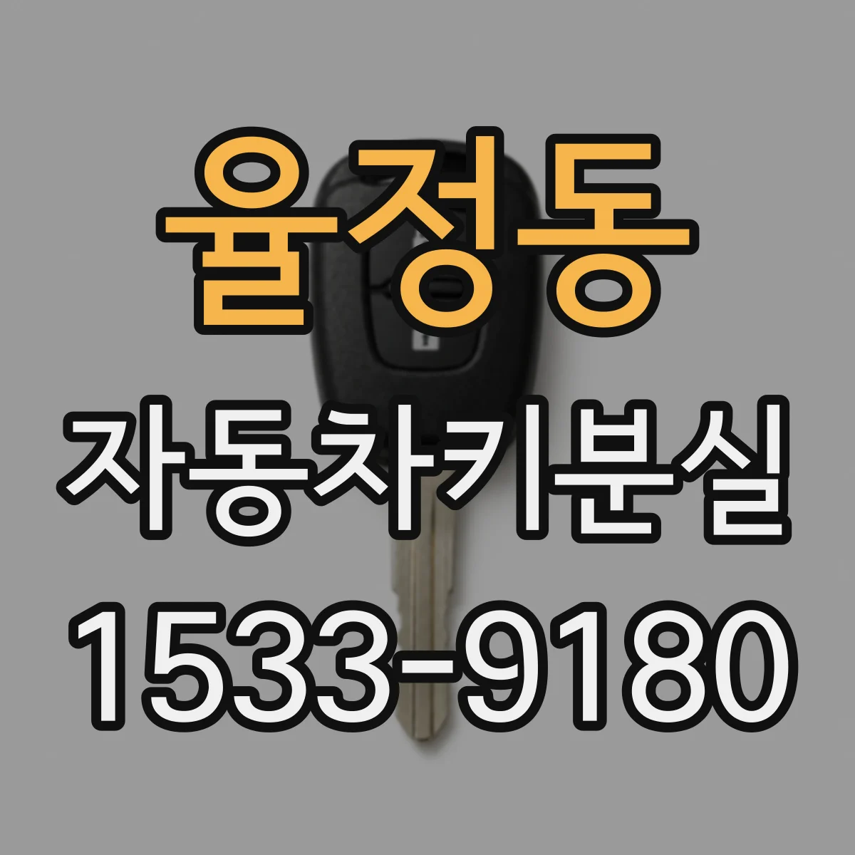 율정동 자동차키분실
