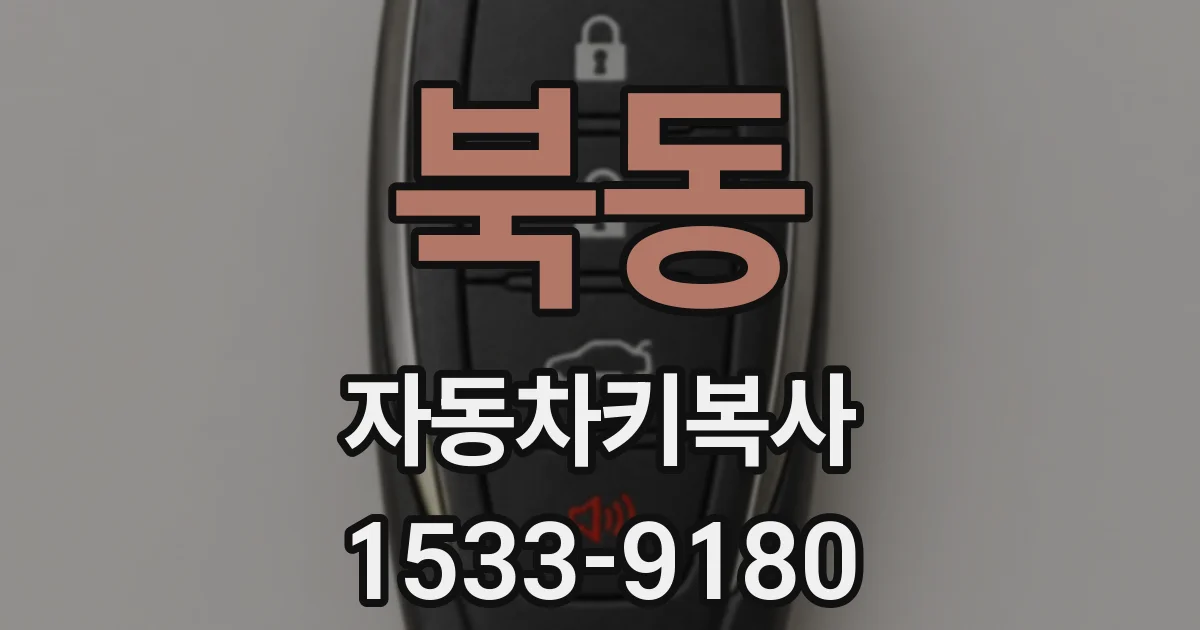 북동 자동차키복사