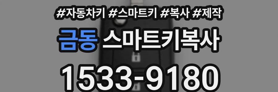 금동 스마트키복사