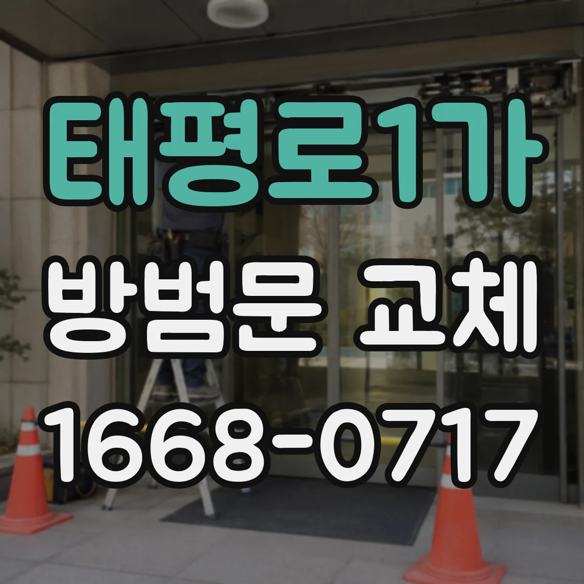 태평로1가 방범문 교체