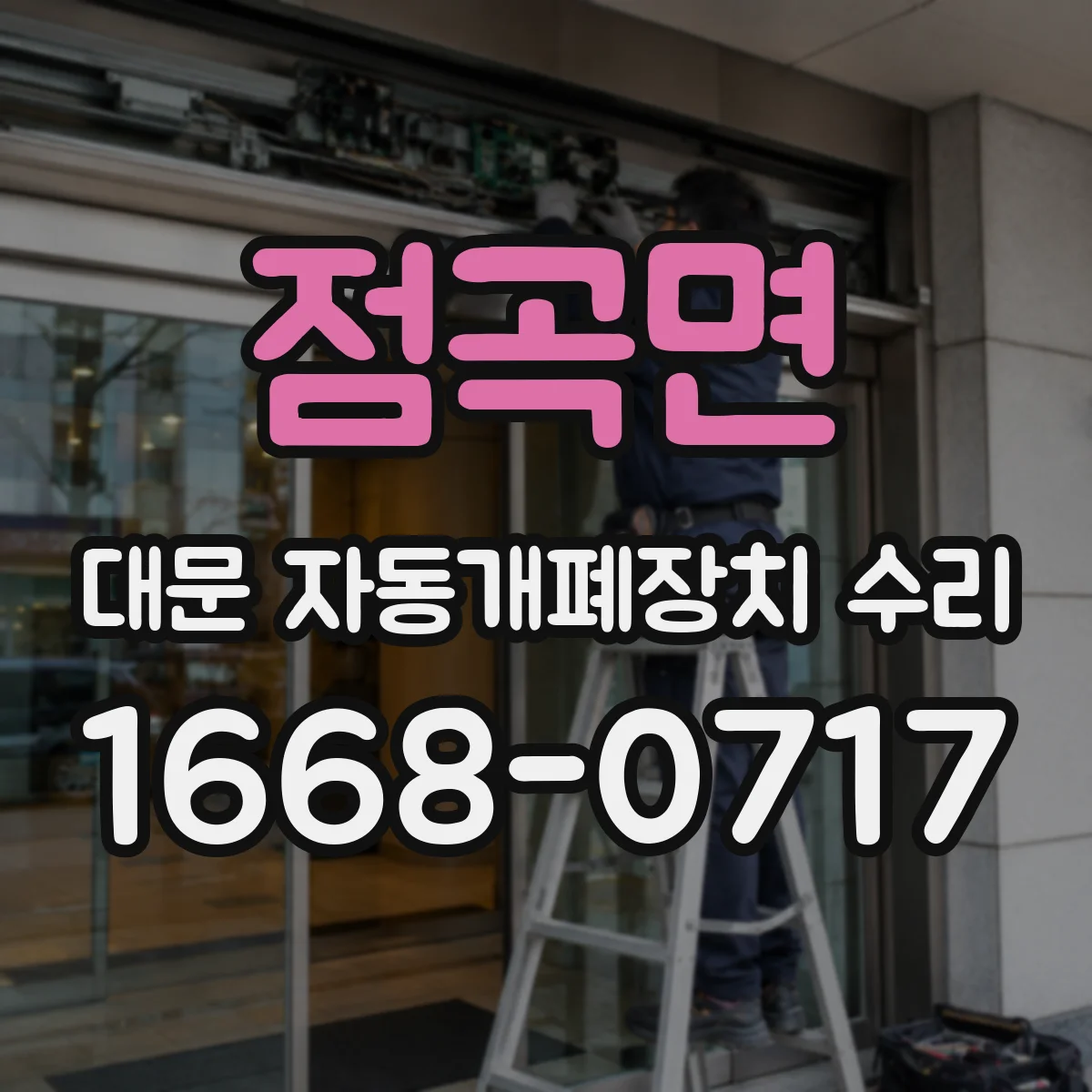 점곡면 대문 자동개폐장치 수리