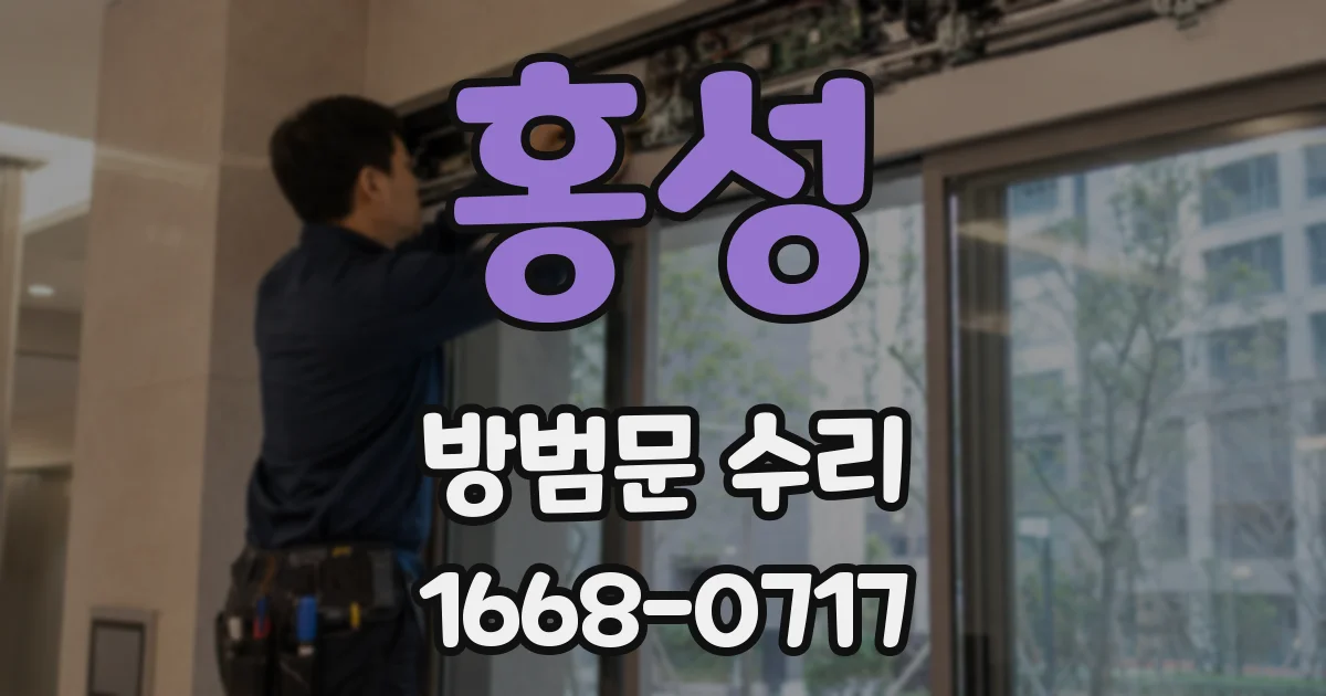 홍성 방범문 수리
