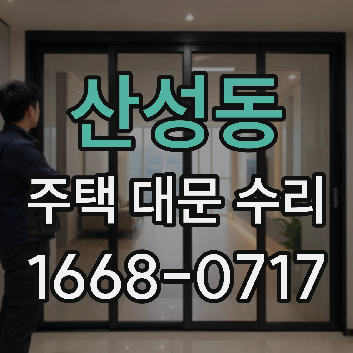 산성동 주택 대문 수리