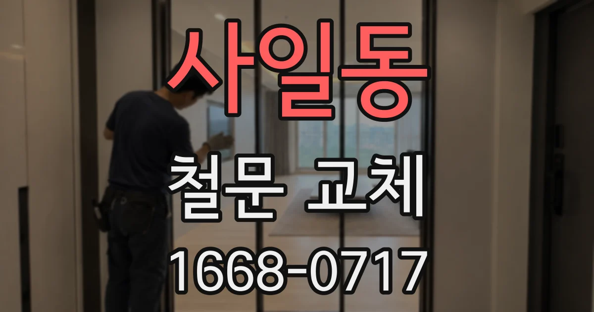 사일동 철문 교체