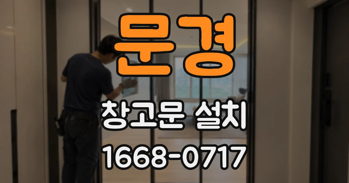 문경 창고문 설치