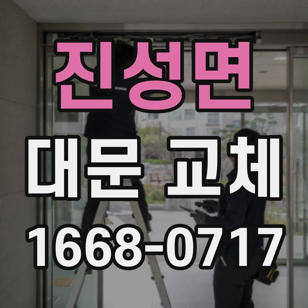 진성면 대문 교체