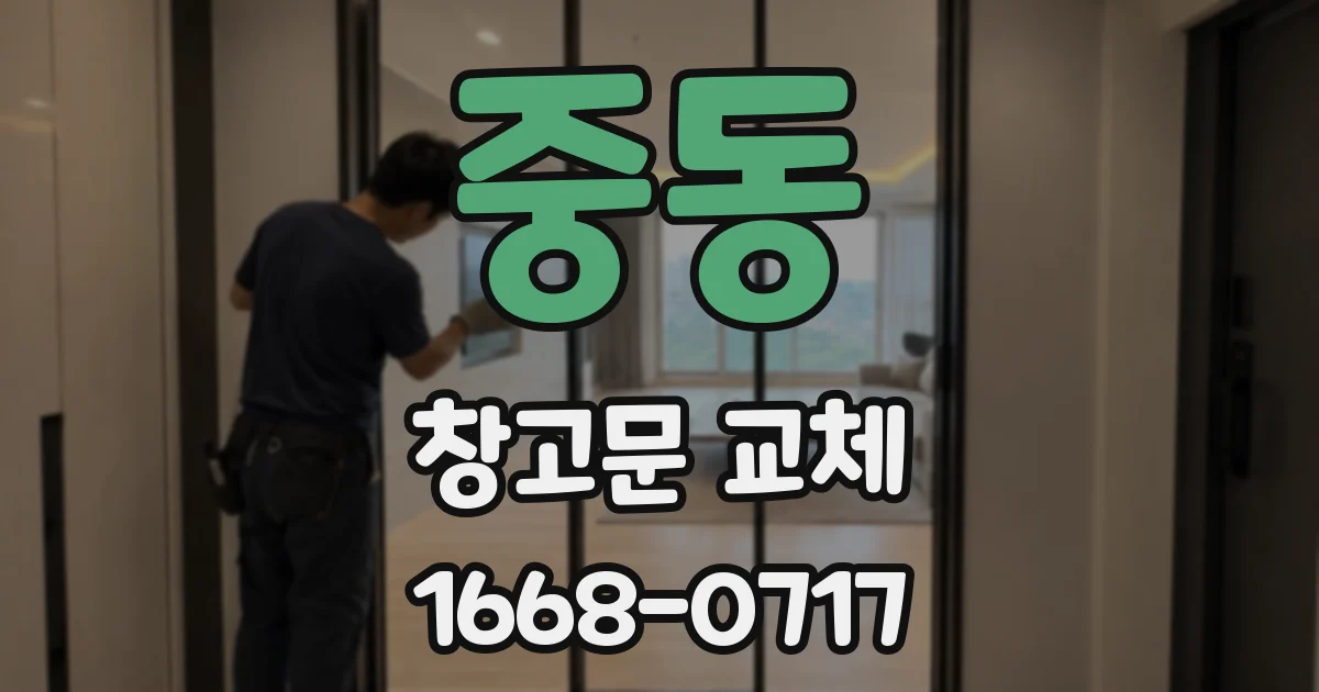 중동 창고문 교체