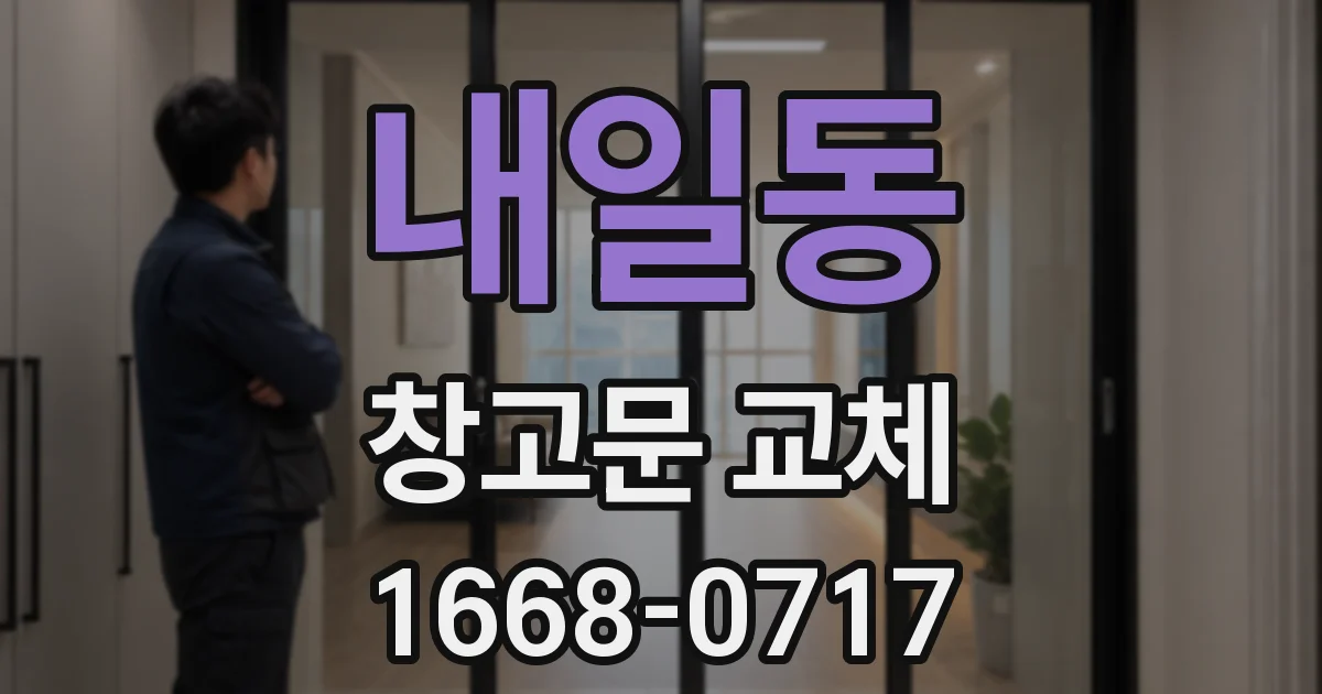 내일동 창고문 교체