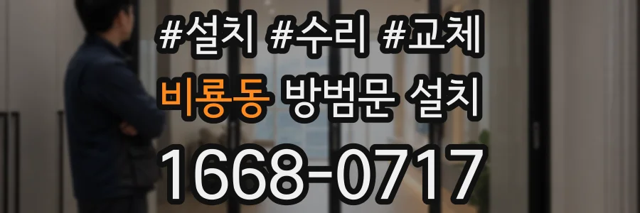 비룡동 방범문 설치