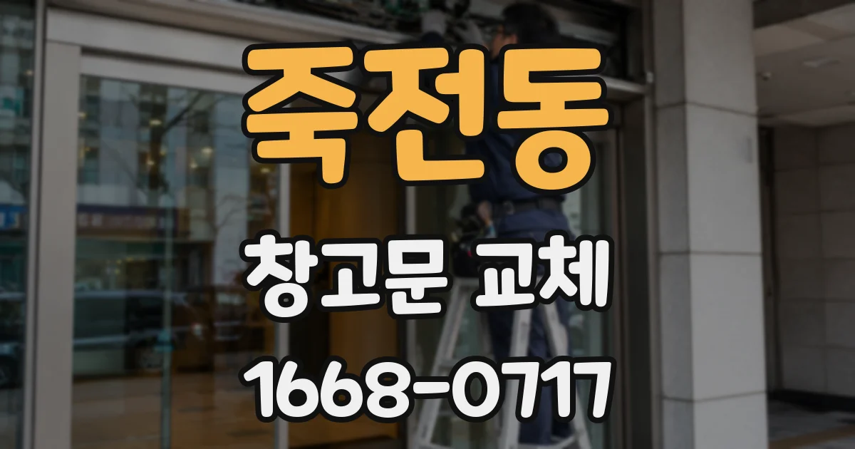 죽전동 창고문 교체