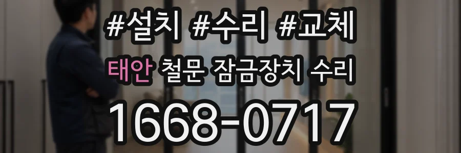 태안 철문 잠금장치 수리