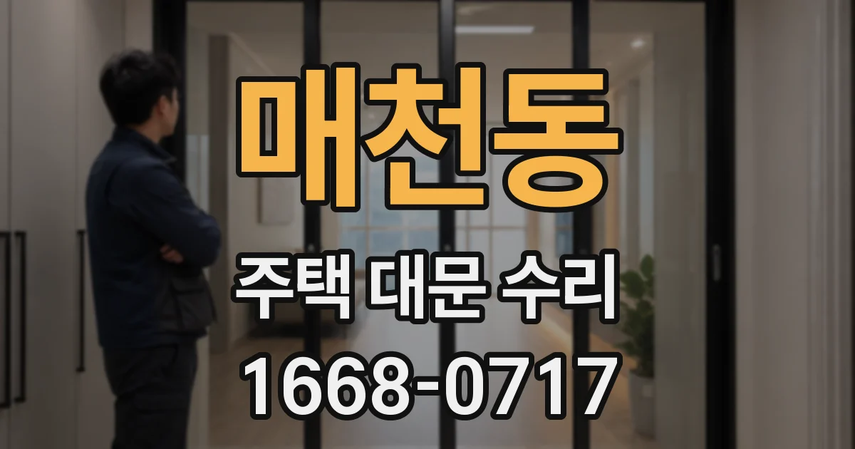 매천동 주택 대문 수리