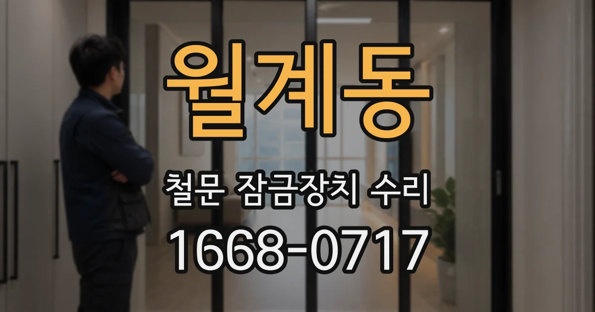 월계동 철문 잠금장치 수리