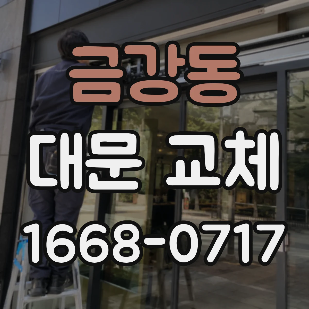 금강동 대문 교체