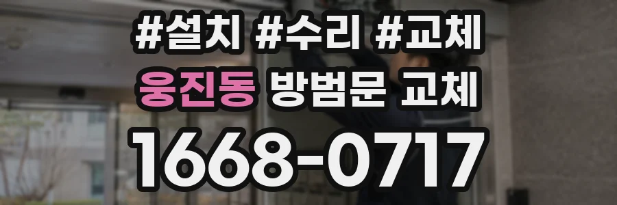 웅진동 방범문 교체