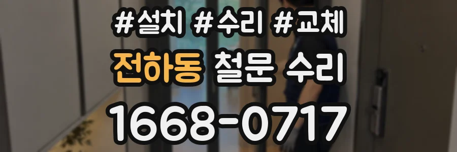 전하동 철문 수리