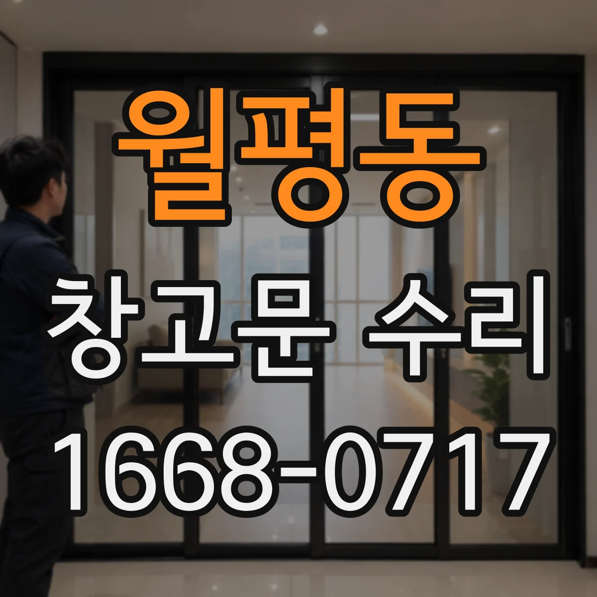 월평동 창고문 수리