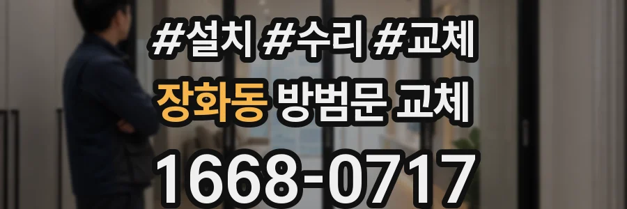 장화동 방범문 교체