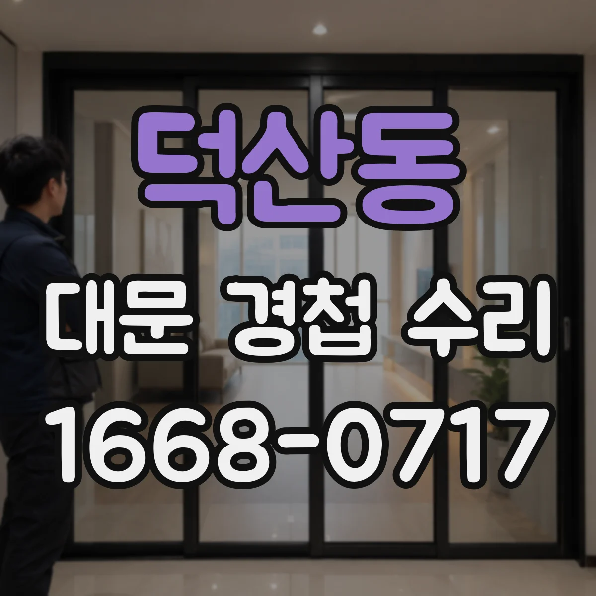 덕산동 대문 경첩 수리