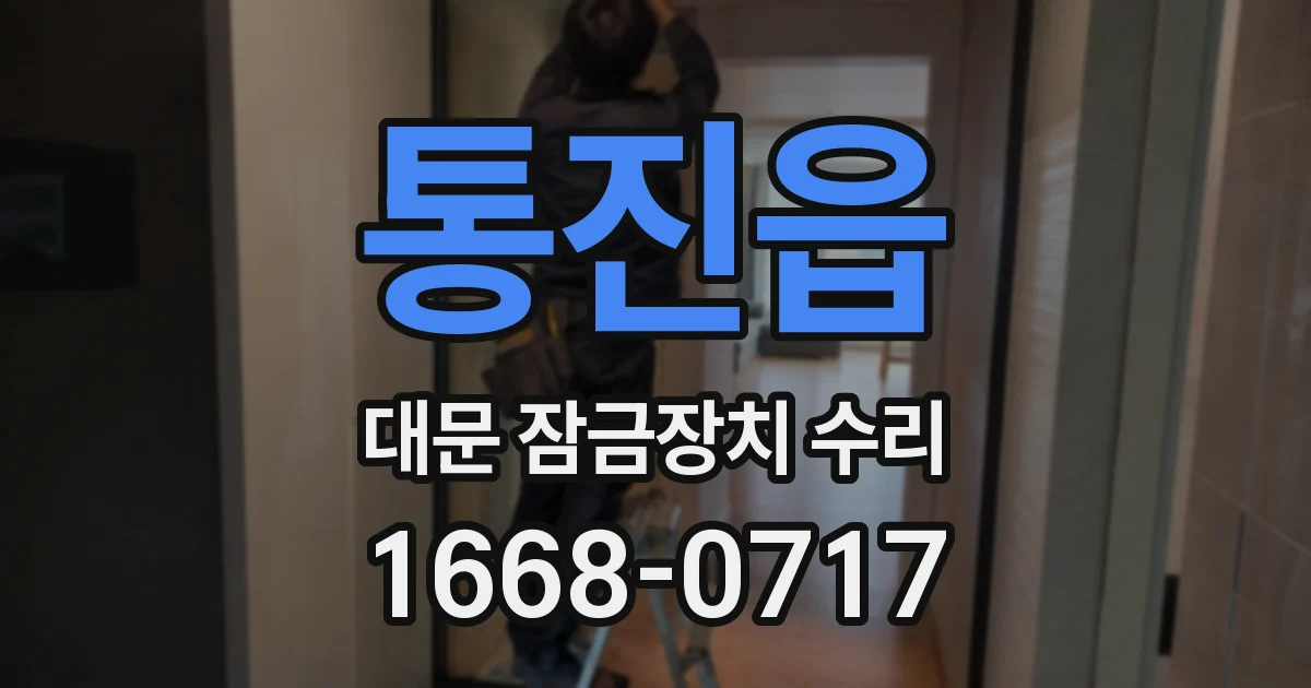 통진읍 대문 잠금장치 수리