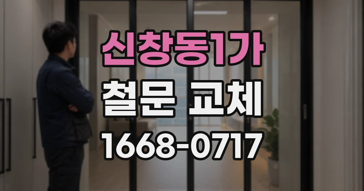 신창동1가 철문 교체