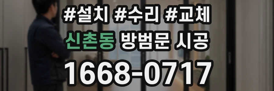 신촌동 방범문 시공