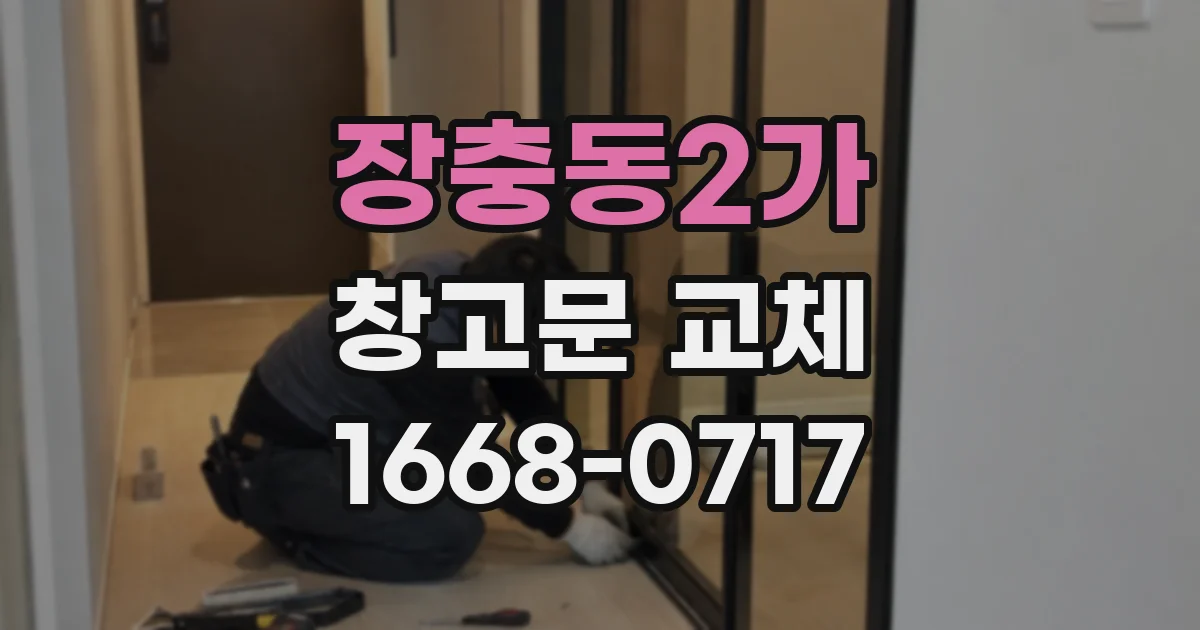 장충동2가 창고문 교체