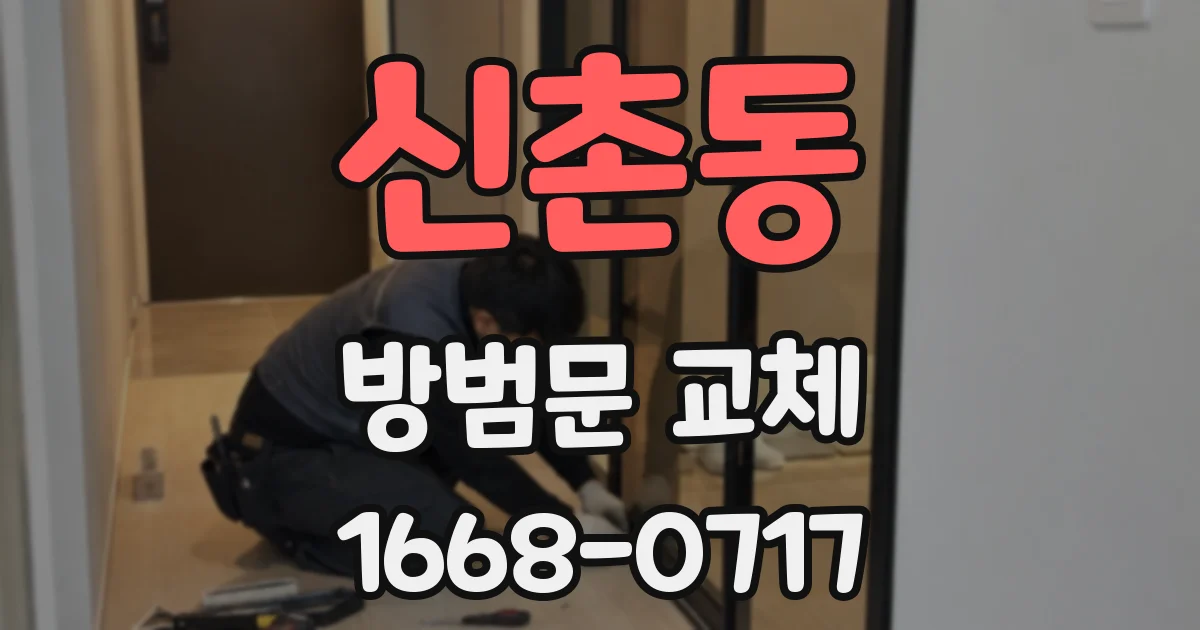 신촌동 방범문 교체