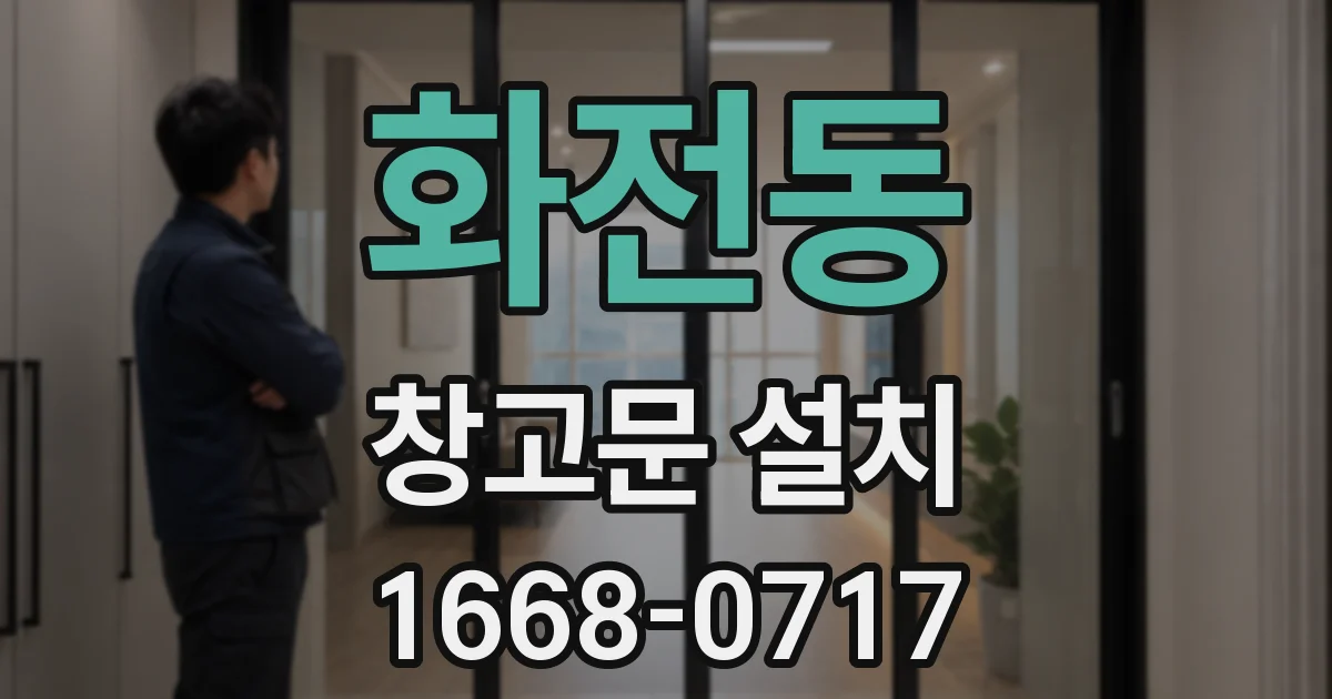 화전동 창고문 설치