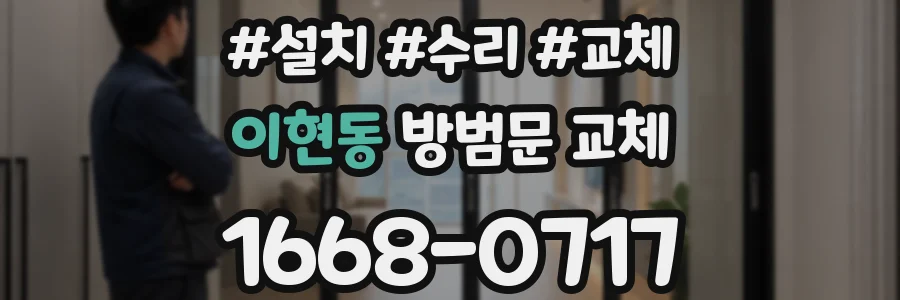 이현동 방범문 교체