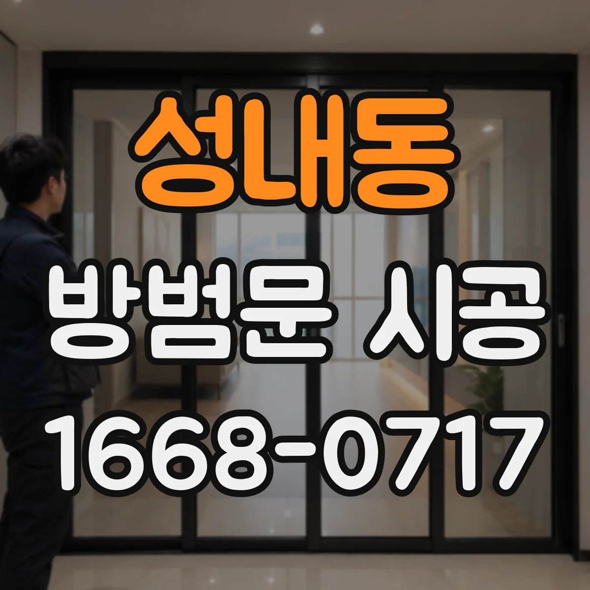 성내동 방범문 시공
