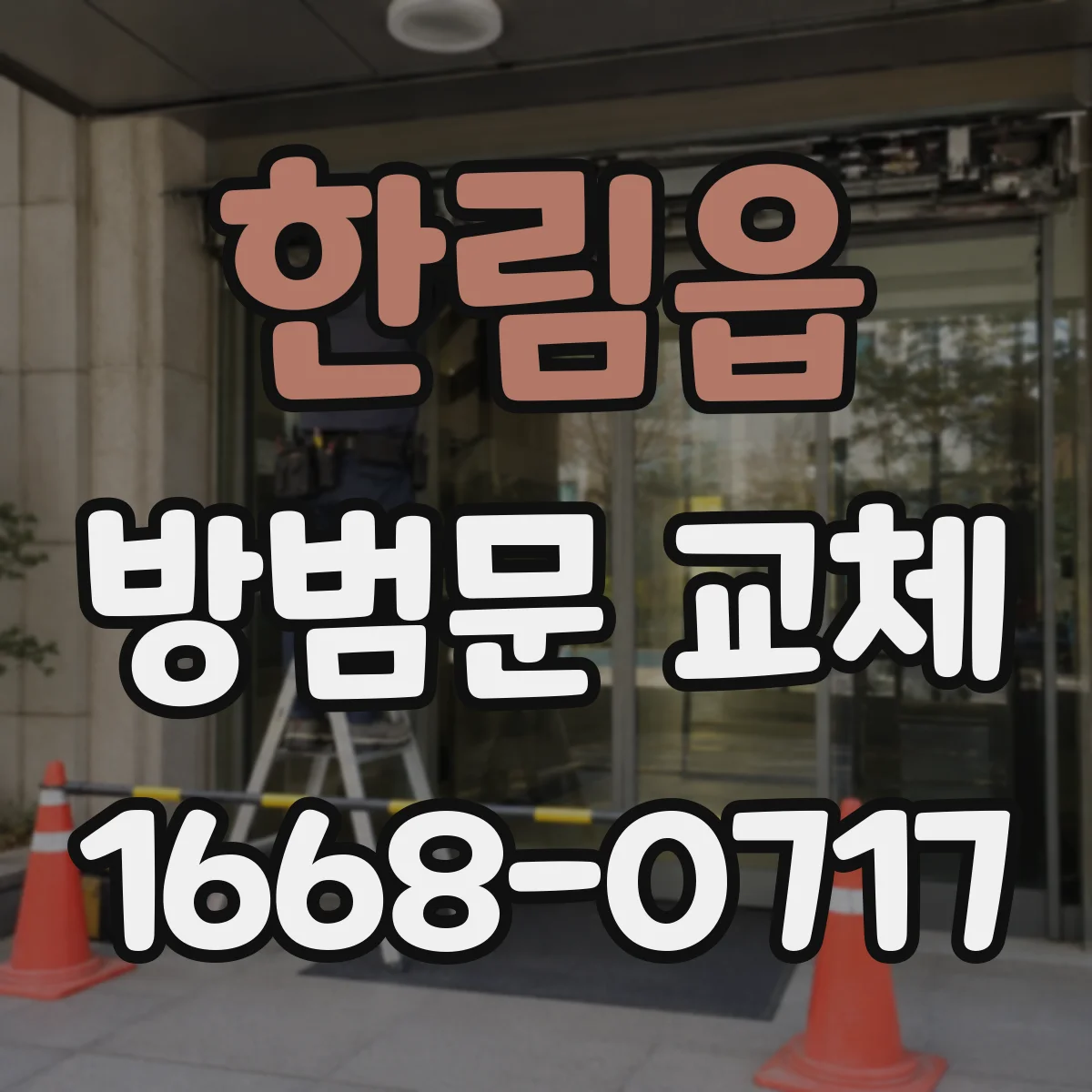 한림읍 방범문 교체