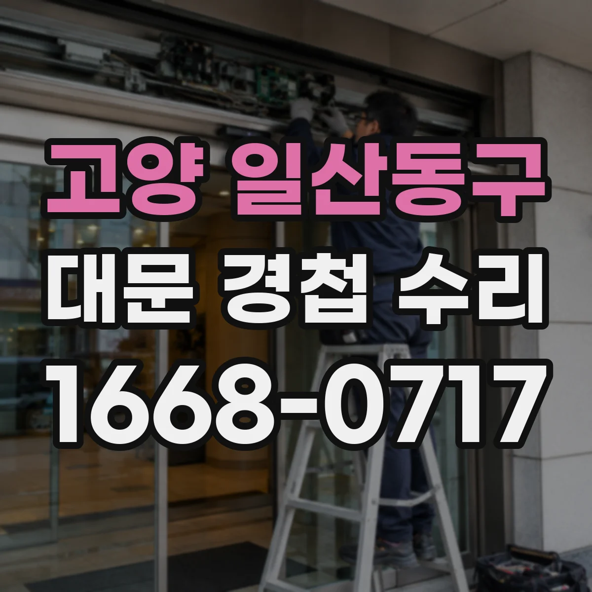 고양 일산동구 대문 경첩 수리