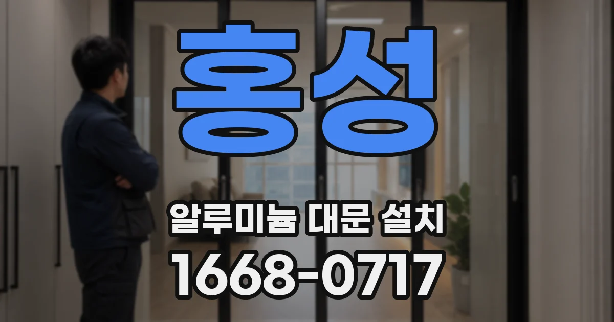 홍성 알루미늄 대문 설치