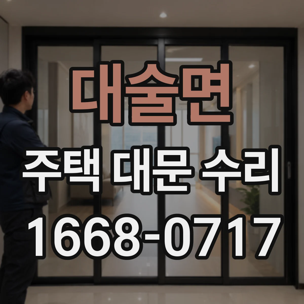 대술면 주택 대문 수리