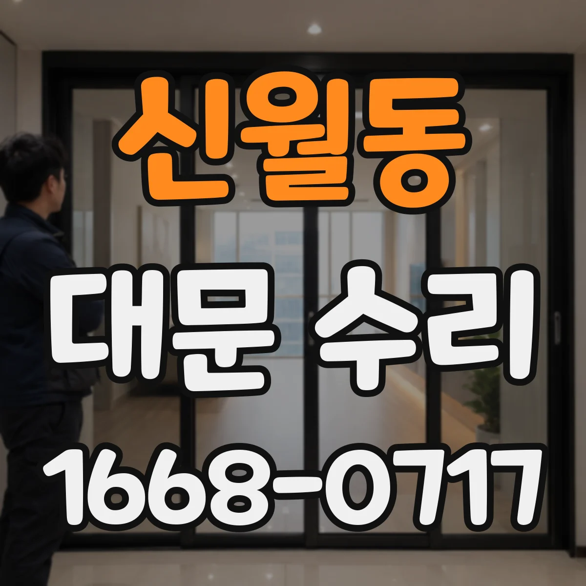 신월동 대문 수리