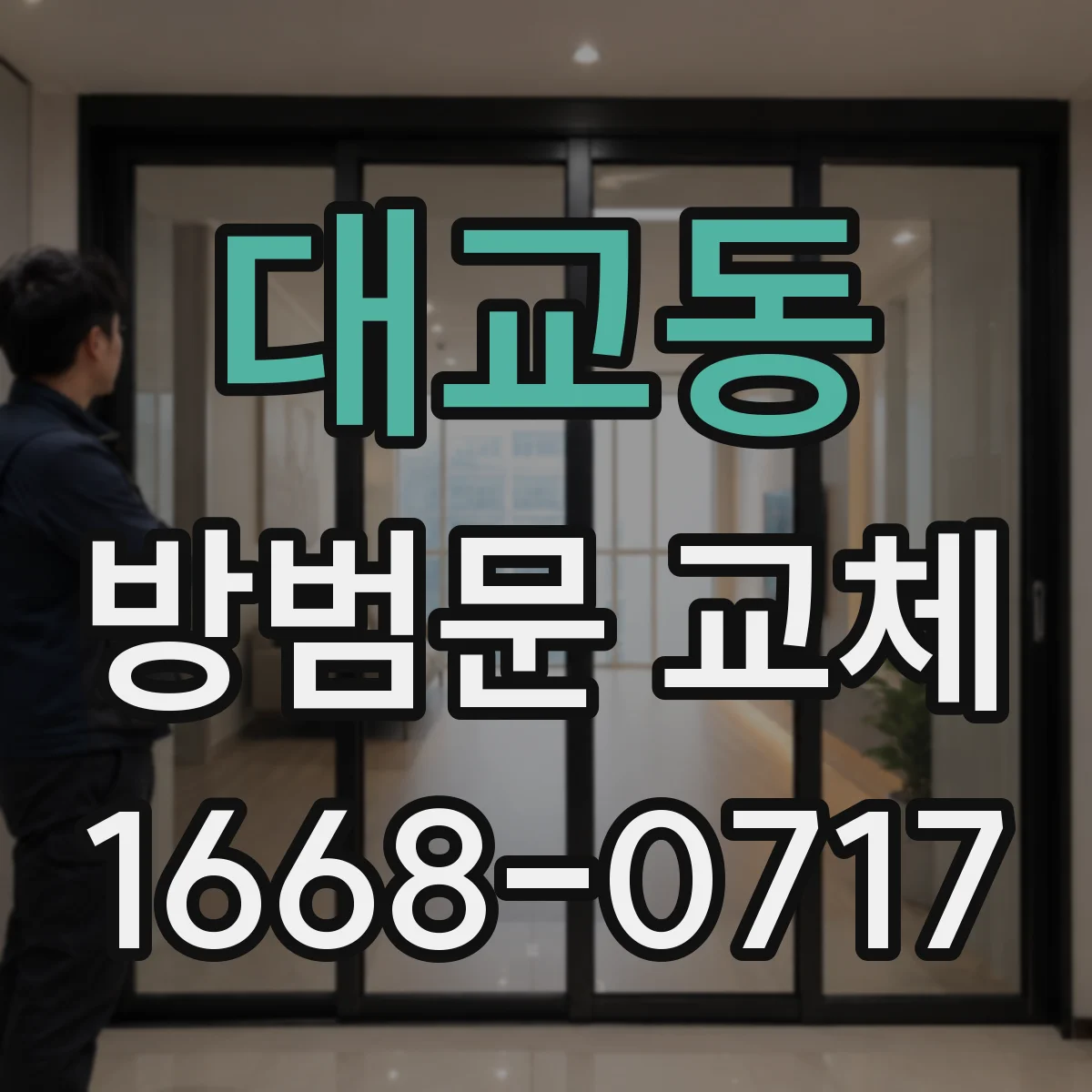 대교동 방범문 교체