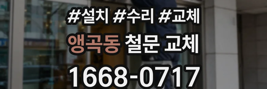 앵곡동 철문 교체