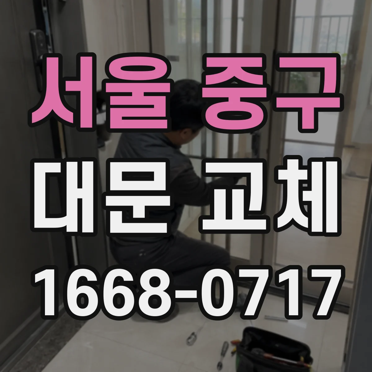 서울 중구 대문 교체